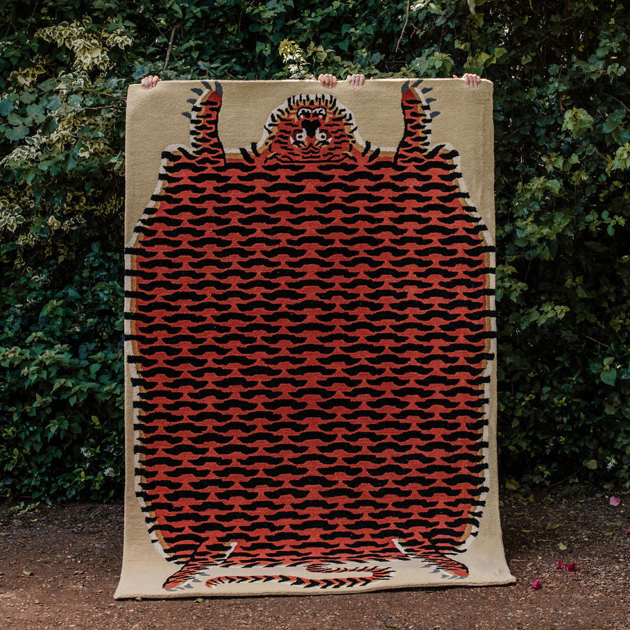 Odin Tibetan Tiger Rug - Wool Tiger Rug South Africa