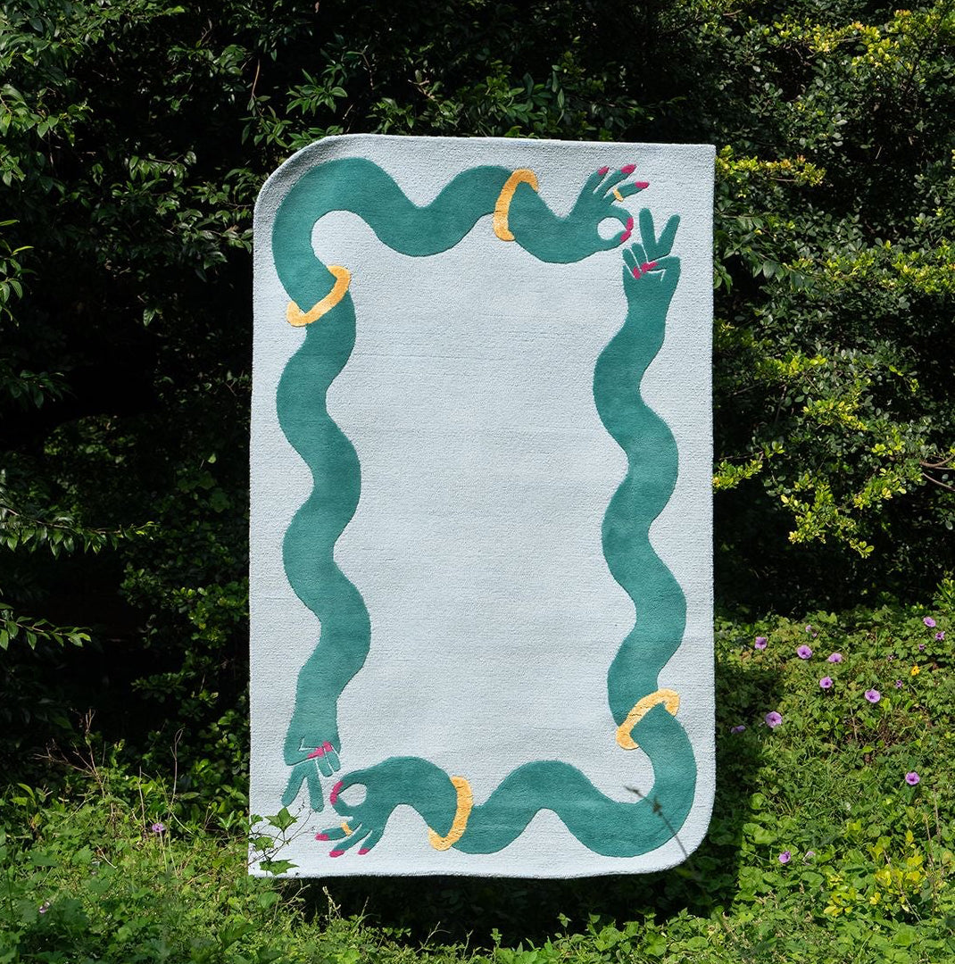 A-OK Rug - Blue Wool Rug South Africa