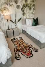 Load image into Gallery viewer, Not Your Average Tibetan Tiger Rug
