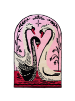 Load image into Gallery viewer, Limited Edition:  Leda - Swan Rug
