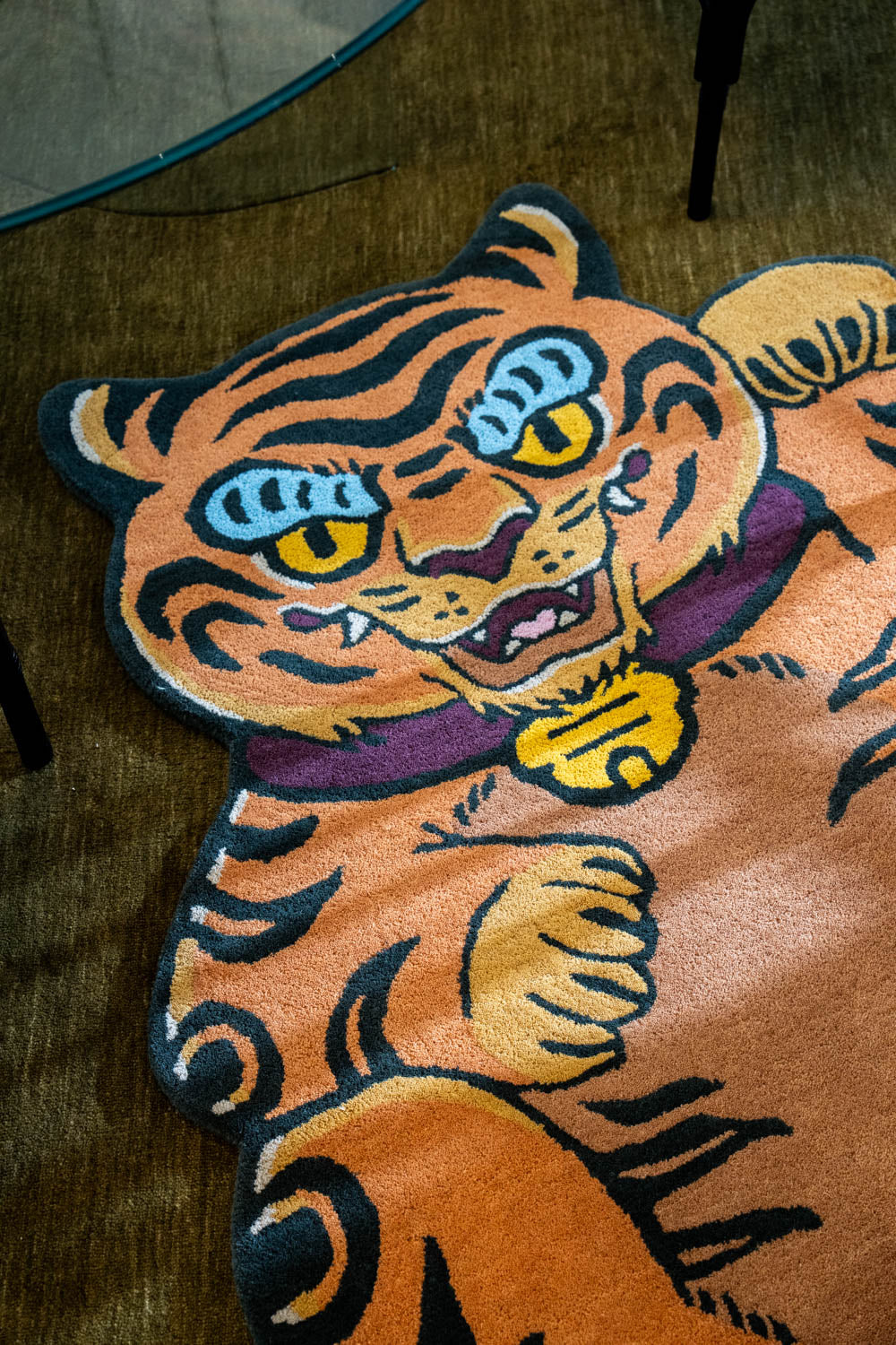 Lucky Tiger Rug - Wool Tiger Rug South Africa