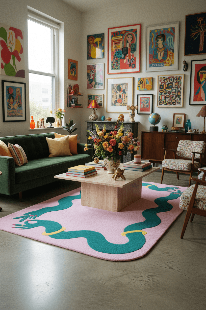 A-OK Pink Wool Rug - Hand-Tufted Wool Rug South Africa