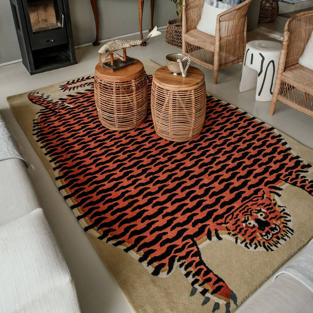 Odin Tibetan Tiger Rug - Wool Tiger Rug South Africa