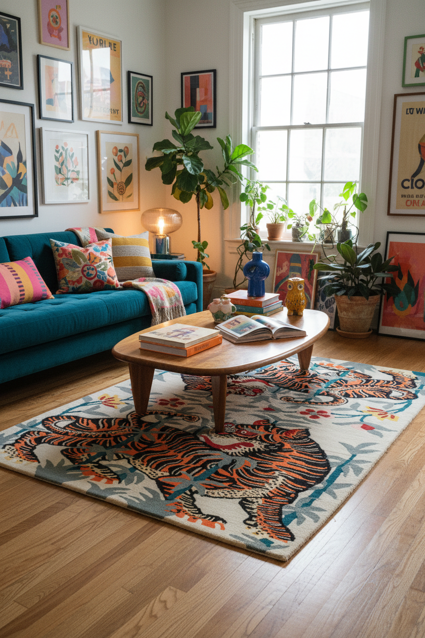 Double Tibetan Tiger Rug - Wool Tiger Rug South Africa