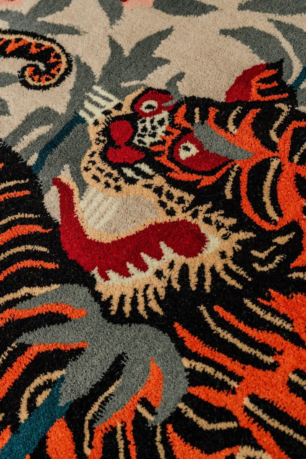 Double Tibetan Tiger Rug - Wool Tiger Rug South Africa