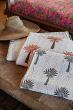 Load image into Gallery viewer, Pink Palms Kantha
